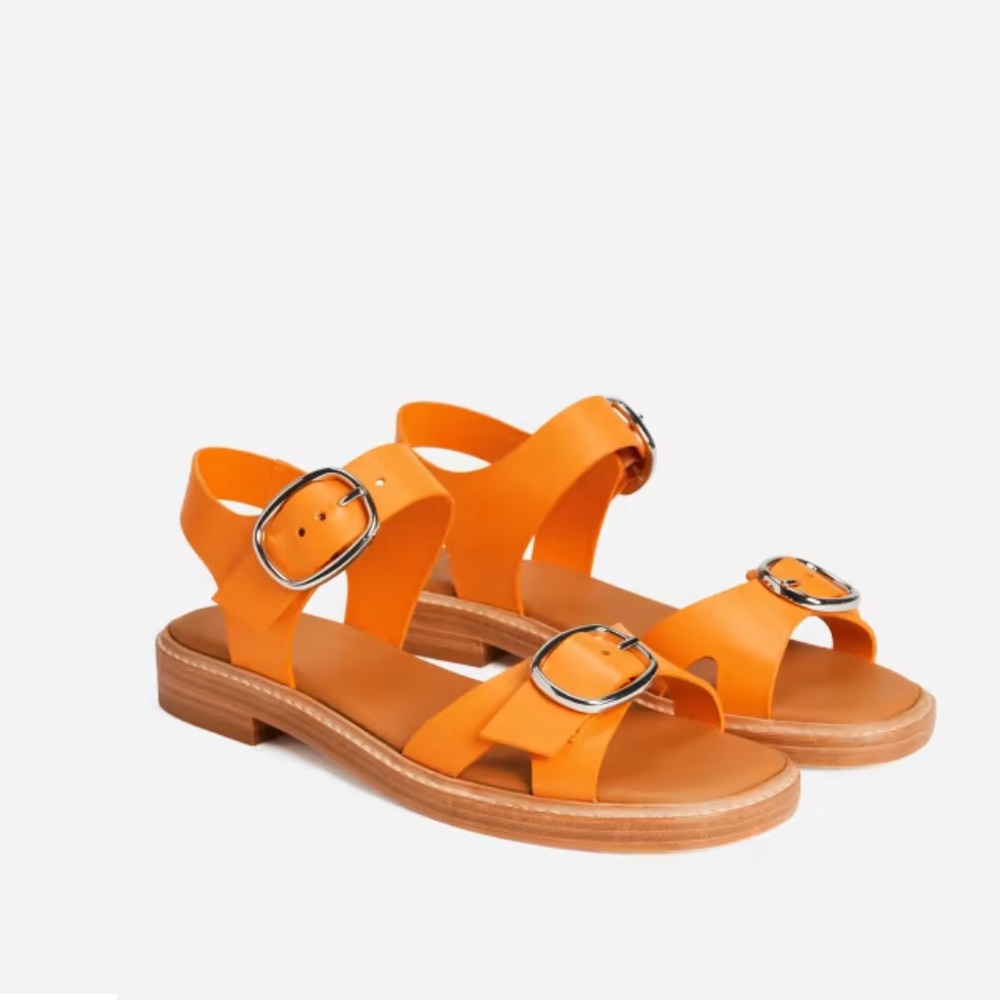 Everlane Twin Buckle Sandal Tumeric Size 6